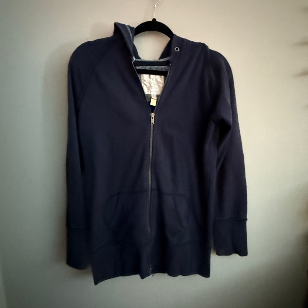 American Eagle Navy Blue Zip-Up Hoodie